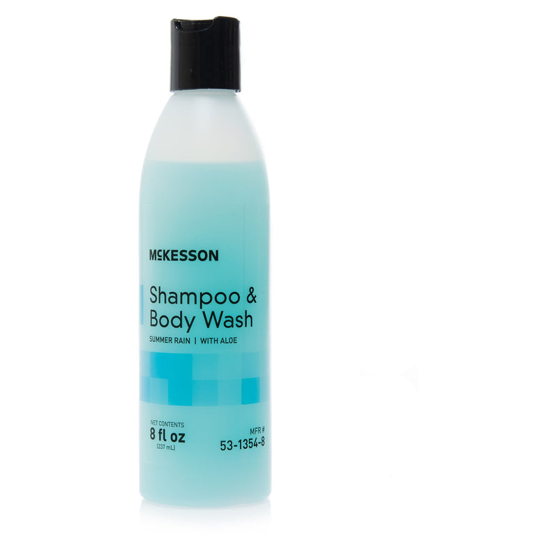 McKesson Shampoo and Body Wash 8 oz. Flip Top Bottle Summer Rain Scent (877018_EA) 1/EA