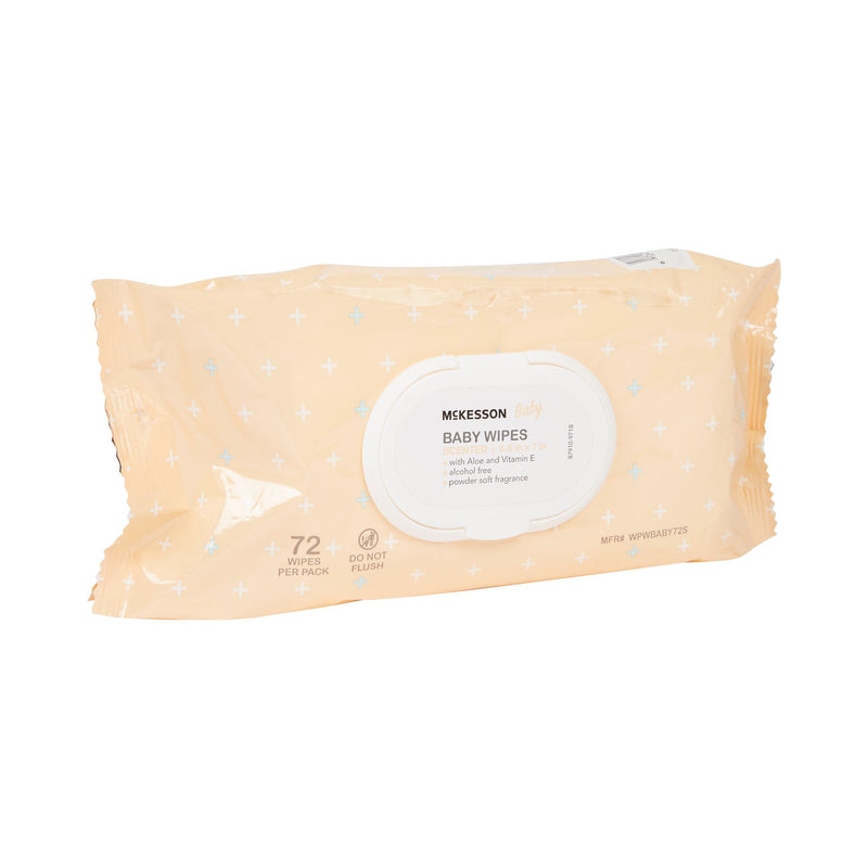 McKesson Baby Wipe Soft Pack Scented 72 Count (999738_PK) 72/PK