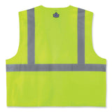 ergodyne® GloWear 8220Z Class 2 Standard Mesh Zipper Vest, Polyester, Small/Medium, Lime, Ships in 1-3 Business Days (EGO21123) Each