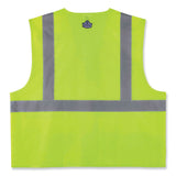 ergodyne® GloWear 8220HL Class 2 Standard Mesh Hook and Loop Vest, Polyester, Small/Medium, Lime, Ships in 1-3 Business Days (EGO21143) Each