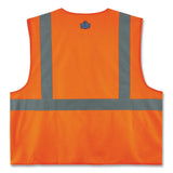 ergodyne® GloWear 8225HL Class 2 Standard Solid Hook and Loop Vest, Polyester, Orange, Small/Medium, Ships in 1-3 Business Days (EGO21173) Each