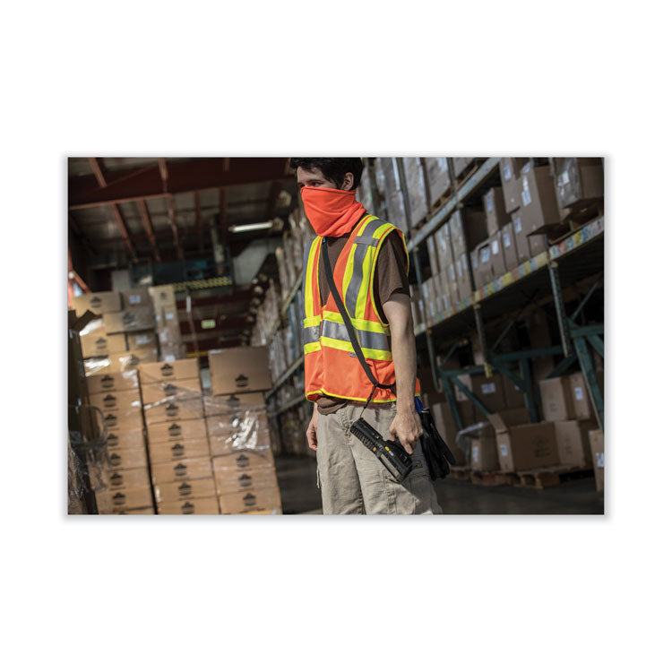 ergodyne® GloWear 8229Z Class 2 Economy Two-Tone Zipper Vest, Polyester, Small/Medium, Orange, Ships in 1-3 Business Days (EGO21303) Each