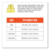 ergodyne® GloWear 8261FRHL Class 2 Dual Compliant FR Hook and Loop Safety Vest, Large/X-Large, Lime, Ships in 1-3 Business Days (EGO21465) Each