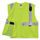 ergodyne® GloWear 8260FRHL Class 2 FR Safety Hook and Loop Vest, Modacrylic/Kevlar, Small/Medium, Lime, Ships in 1-3 Business Days (EGO21493) Each