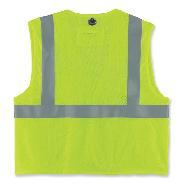ergodyne® GloWear 8260FRHL Class 2 FR Safety Hook and Loop Vest, Modacrylic/Kevlar, Large/X-Large, Lime, Ships in 1-3 Business Days (EGO21495) Each