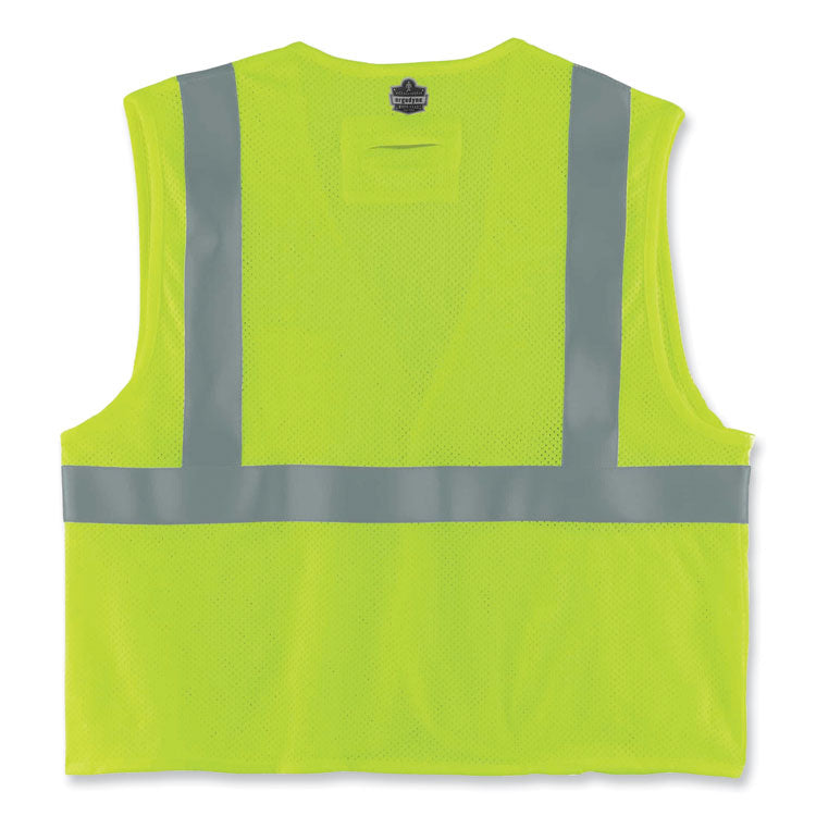 ergodyne® GloWear 8260FRHL Class 2 FR Safety Hook and Loop Vest, Modacrylic/Kevlar, Large/X-Large, Lime, Ships in 1-3 Business Days (EGO21495) Each