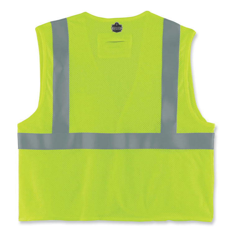 ergodyne® GloWear 8260FRHL Class 2 FR Safety Hook and Loop Vest, Modacrylic/Kevlar, 4X-Large/5X-Large, Lime, Ships in 1-3 Business Days (EGO21499) Each