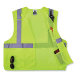 ergodyne® GloWear 8217BA Class 2 Breakaway Mesh Vest, Polyester, 2X-Large/3X-Large, Lime, Ships in 1-3 Business Days (EGO21527) Each
