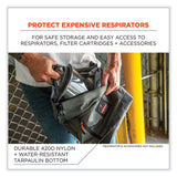 ergodyne® Arsenal 5186 Full Respirator Bag with Roll Top Closure, 7.5 x 13.5 x 13.5, Gray, Ships in 1-3 Business Days (EGO13186) Each