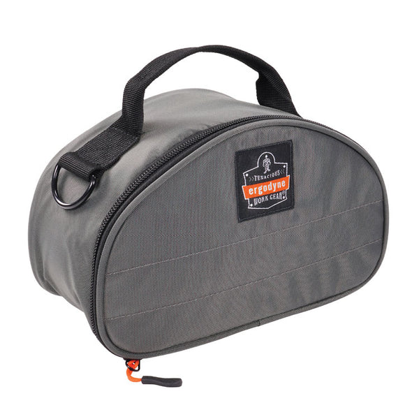 ergodyne® Arsenal 5187 Clamshell Half Respirator Bag with Zipper Closure, 4 x 9 x 5, Gray, Ships in 1-3 Business Days (EGO13187)