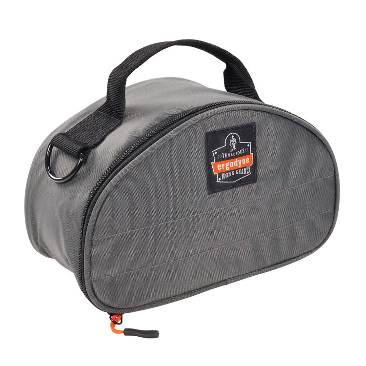 ergodyne® Arsenal 5187 Clamshell Half Respirator Bag with Zipper Closure, 4 x 9 x 5, Gray, Ships in 1-3 Business Days (EGO13187) Each