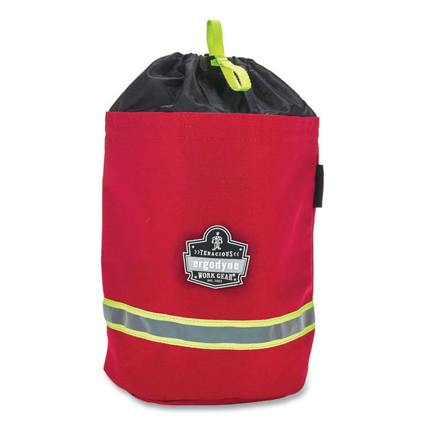 ergodyne® Arsenal 5080L Fleece-Lined SCBA Mask Bag with Drawstring Closure, 8.5 x 8.5 x 14, Red, Ships in 1-3 Business Days (EGO13081)