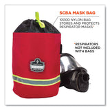 ergodyne® Arsenal 5080L Fleece-Lined SCBA Mask Bag with Drawstring Closure, 8.5 x 8.5 x 14, Red, Ships in 1-3 Business Days (EGO13081) Each