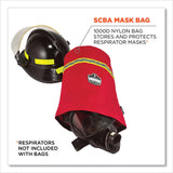 ergodyne® Arsenal 5082 SCBA Mask Bag with Hook-and-Loop Closure, 8.5 x 8.5 x 14, Red, Ships in 1-3 Business Days (EGO13082) Each