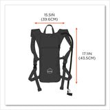 ergodyne® Chill-Its 5155 Low Profile Hydration Pack, 2 L, Black, Ships in 1-3 Business Days (EGO13155) Each