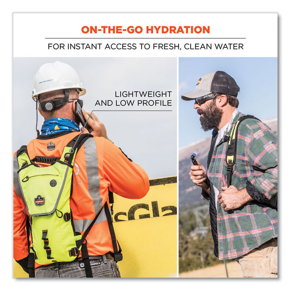 ergodyne® Chill-Its 5156 Low Profile Hydration Pack, 3 L, Hi-Vis Lime, Ships in 1-3 Business Days (EGO13162) Each