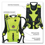 ergodyne® Chill-Its 5156 Low Profile Hydration Pack, 3 L, Hi-Vis Lime, Ships in 1-3 Business Days (EGO13162) Each