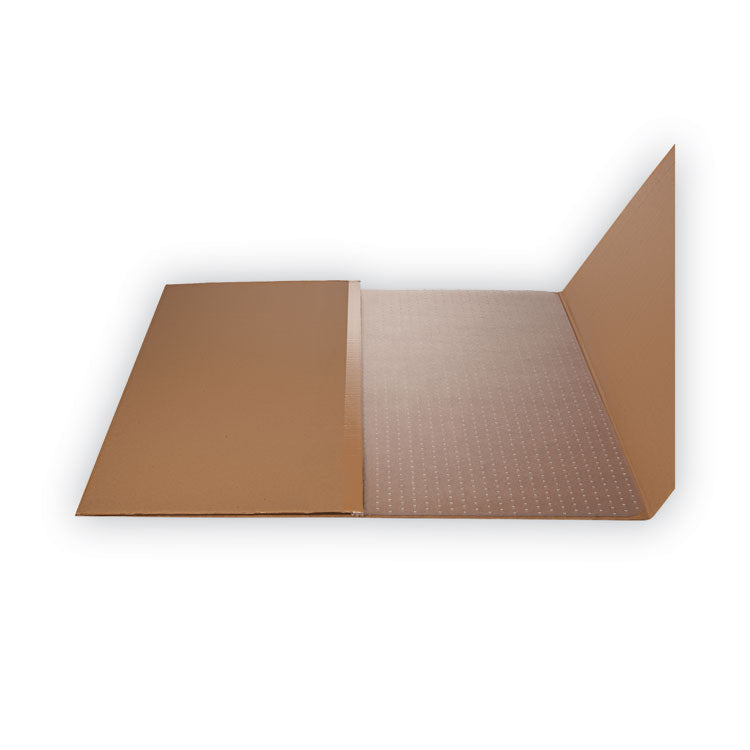 deflecto® DuraMat Moderate Use Chair Mat for Low Pile Carpet, 36 x 48, Rectangular, Clear (DEFCM13142)