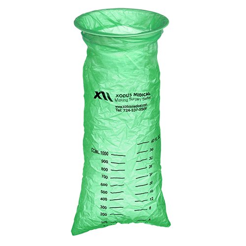 Xodus Medical Emesis Bag 40 oz. Green (1153185_CS) 144/CS