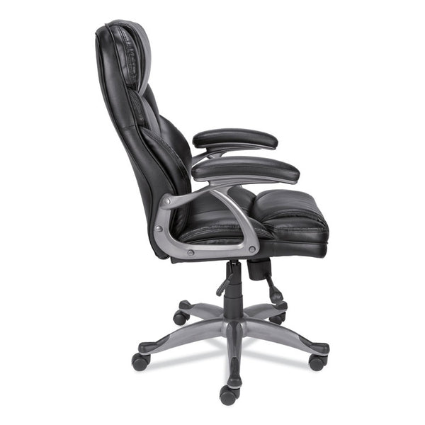 Alera® Alera Birns Series High-Back Task Chair, Supports Up to 250 lb, 18.11" to 22.05" Seat Height, Black Seat/Back, Chrome Base (ALEBN41B19)