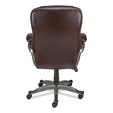 Alera® Alera Birns Series High-Back Task Chair, Supports Up to 250 lb, 18.11" to 22.05" Seat Height, Brown Seat/Back, Chrome Base (ALEBN41B59)