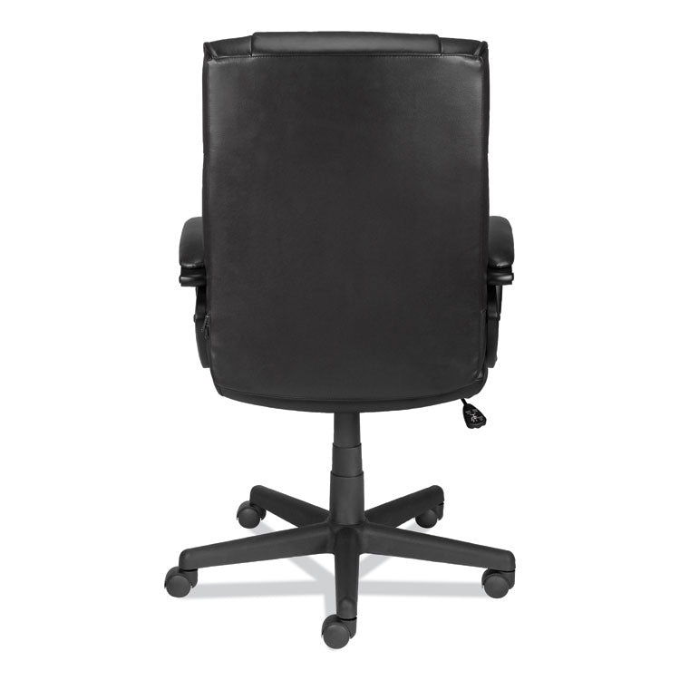 Alera® Alera Dalibor Series Manager Chair, Supports Up to 250 lb, 17.5" to 21.3" Seat  Height, Black Seat/Back, Black Base (ALEDB41B19)