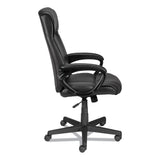 Alera® Alera Dalibor Series Manager Chair, Supports Up to 250 lb, 17.5" to 21.3" Seat  Height, Black Seat/Back, Black Base (ALEDB41B19)