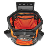 ergodyne® Arsenal 5527 Premium Topped Tool Pouch with Hinged Closure, 6 x 10 x 11.5, Polyester, Orange, Ships in 1-3 Business Days (EGO13627) Each