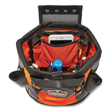 ergodyne® Arsenal 5527 Premium Topped Tool Pouch with Hinged Closure, 6 x 10 x 11.5, Polyester, Orange, Ships in 1-3 Business Days (EGO13627) Each