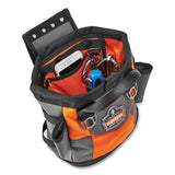 ergodyne® Arsenal 5527 Premium Topped Tool Pouch with Hinged Closure, 6 x 10 x 11.5, Polyester, Orange, Ships in 1-3 Business Days (EGO13627) Each