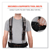 ergodyne® Arsenal 5560 Padded Tool Belt Suspenders, 36" to 48" Waist, 3" Wide, Polyester, Gray, Ships in 1-3 Business Days (EGO13665) Each