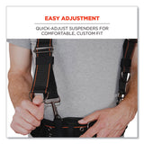 ergodyne® Arsenal 5560 Padded Tool Belt Suspenders, 36" to 48" Waist, 3" Wide, Polyester, Gray, Ships in 1-3 Business Days (EGO13665) Each