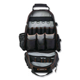 ergodyne® Arsenal 5843 Tool Backpack Dual Compartment, 26 Comp, 8.5x13.5x18, Ballistic Polyester, Black/Gray,Ships in 1-3 Business Days (EGO13743) Each