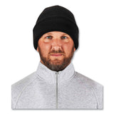 ergodyne® N-Ferno 6811ZI Rib Knit Hat + Bump Cap Insert, One Size Fits Most, Black, Ships in 1-3 Business Days (EGO16811) Each