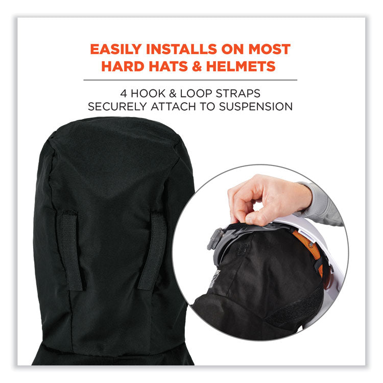 ergodyne® N-Ferno 6842 2-Layer Poly Shoulder Winter Liner, Fleece/Polyester, One Size Fits Most, Black, Ships in 1-3 Business Days (EGO16842) Each