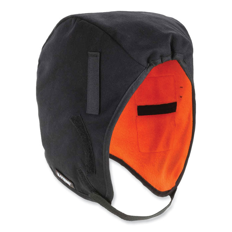 ergodyne® N-Ferno 6850 2-Layer Cotton Regular Winter Liner, Cotton/Fleece, One Size Fits Most, Black, Ships in 1-3 Business Days (EGO16850) Each