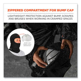 ergodyne® N-Ferno 6893Z Balaclava w/ Zipper for Bump Cap Insert, Polyester Fleece, One Size Fit Most, Black, Ships in 1-3 Business Days (EGO16894) Each