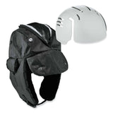 ergodyne® N-Ferno 6802ZI Zipper Trapper Hat + Universal Bump Cap, S/M, Black, Ships in 1-3 Business Days (EGO16897) Each