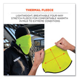 ergodyne® N-Ferno 6960 Fleece Neck Gaiter, Fleece, One Size Fits Most, Hi-Vis Lime, Ships in 1-3 Business Days (EGO16961) Each