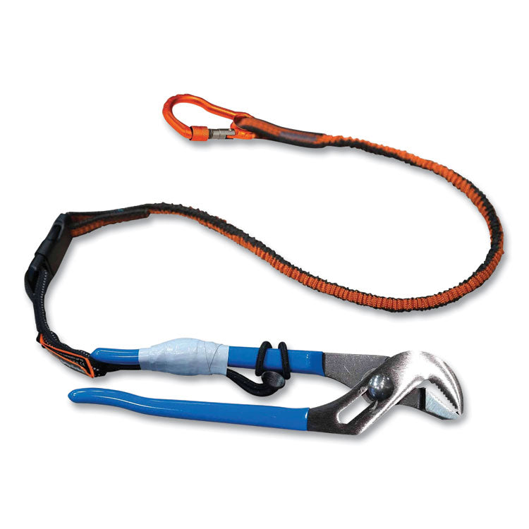 ergodyne® Squids 3181 Tool Tethering Kit, 5 lb Max Working Capacity, 38" to 48" Long, Orange/Gray and Black, Ships in 1-3 Business Days (EGO19651) Each