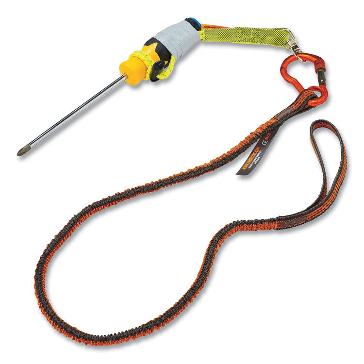 ergodyne® Squids 3182 Tool Tethering Kit, 10lb Max Working Capacity, 38" to 48", Orange/Gray and Neon Green, Ships in 1-3 Business Days (EGO19652) Each