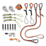 ergodyne® Squids 3184 Concrete Finisher + Mason Tool Tethering Kit, Asstd Max Work Cap, Lengths and Colors, Ships in 1-3 Business Days (EGO19654) Each