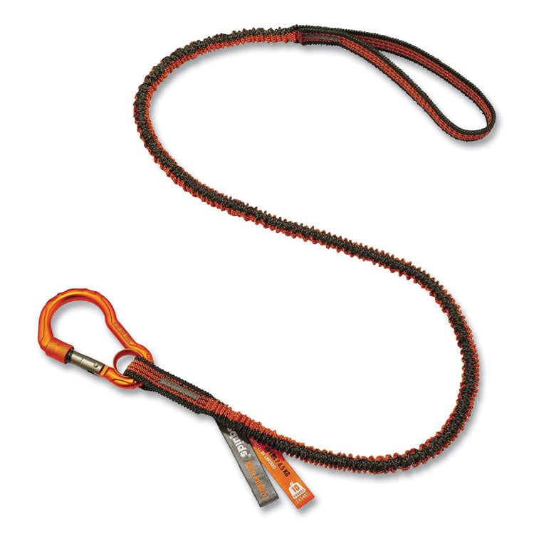 ergodyne® Squids 3193 Tape Measure Tethering Kit, 2 lb Max Working Capacity, 38" to 48" Long, Orange/Gray, Ships in 1-3 Business Days (EGO19663) Each