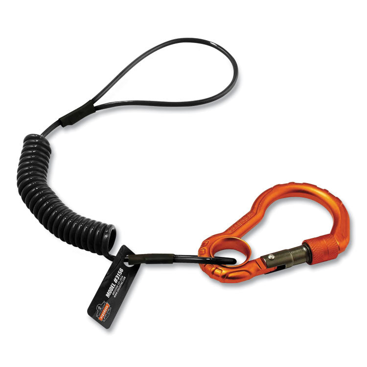 ergodyne® Squids 3195 Cell Phone Tool Tethering Kit, 1 lb Max Working Capacity, 12" to 48", Black/Orange, Ships in 1-3 Business Days (EGO19665) Each
