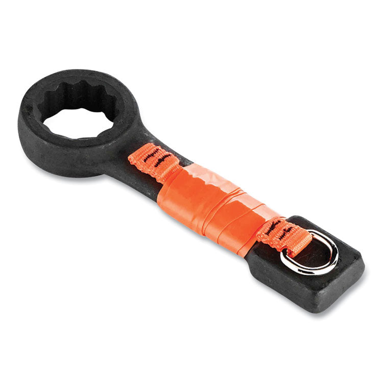ergodyne® Squids 3700 Nylon Webbing Tool Tails w/D-Rings, 2 lb Max Work Cap, 4.5", OR/BK, 6/PK, 10 PK/CT, Ships in 1-3 Business Days (EGO19704BULK) Case of 60
