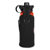 ergodyne® Squids 3775 Can + Bottle Holder Trap, Large, 3.62 x 7.25 x 2.5, Neoprene, Black, Ships in 1-3 Business Days (EGO19776) Each