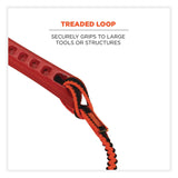 ergodyne® Squids 3101F(x) Tool Lanyard w/Stainless-Steel Carabiner + Loop, 15 lb Max Work Cap, 38" to 48", Ships in 1-3 Business Days (EGO19803) Each