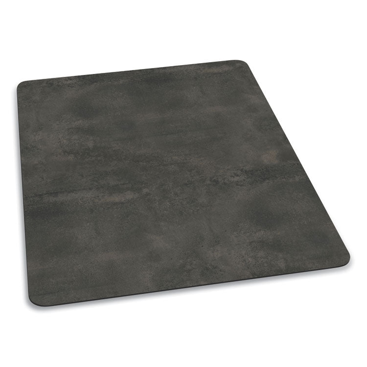 ES Robbins® Trendsetter Chair Mat for Hard Floors, 36 x 48, Pewter, Ships in 4-6 Business Days (ESR119763)