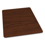 ES Robbins® Trendsetter Chair Mat for Hard Floors, 36 x 48, Cherry, Ships in 4-6 Business Days (ESR119773)