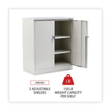 Alera® Assembled 42" High Heavy-Duty Welded Storage Cabinet, Two Adjustable Shelves, 36w x 18d, Putty (ALECM4218PY)